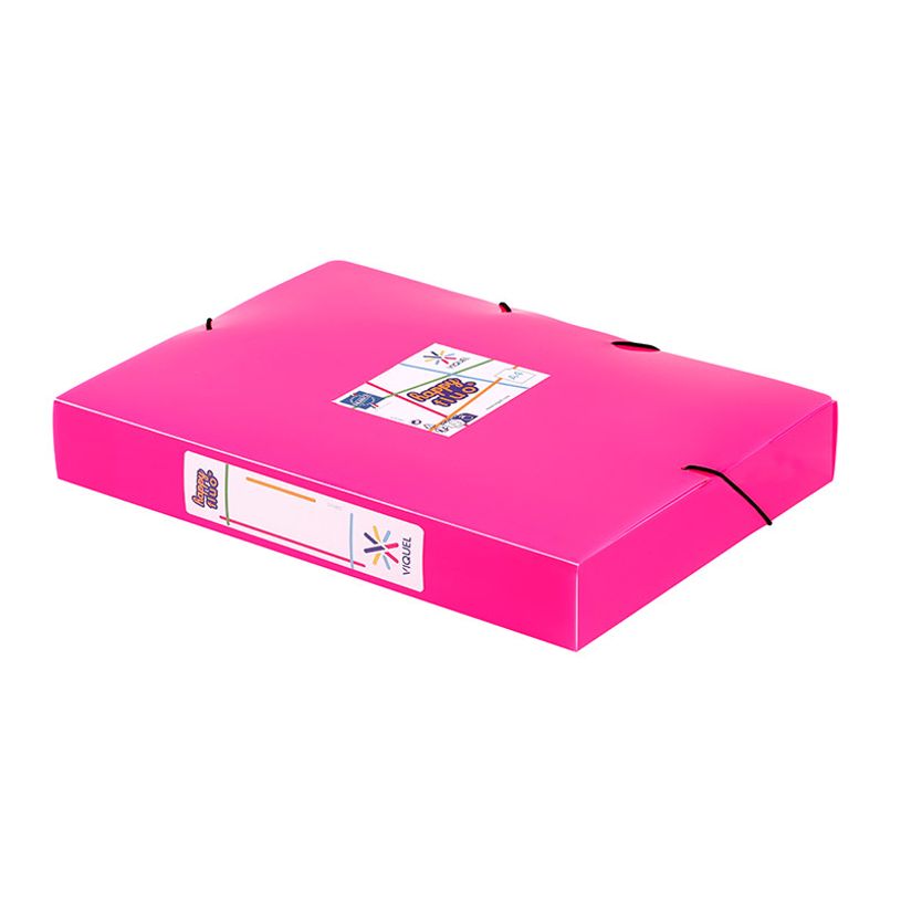 3135252217313-Viquel Happy Fluo - Boîte de classement plastique - dos 45 mm - disponible dans différen-P_405147347_4-3