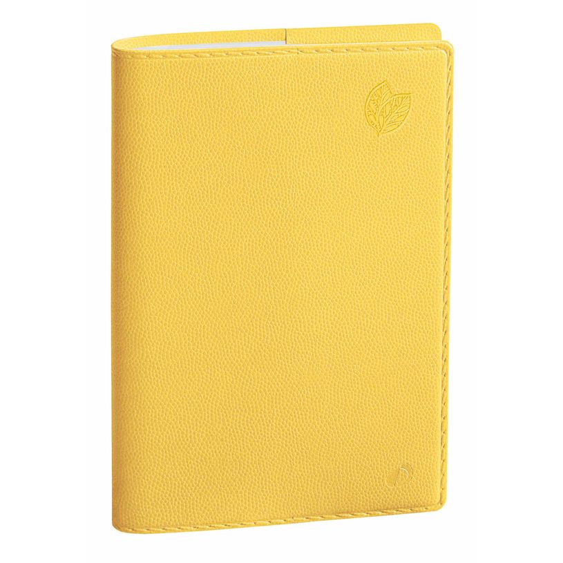 3371010501021-Agenda de poche Equology Randonnée recyclé avec répertoire - 1 semaine sur 2 pages - 9 x 12,5 cm - jaune s--0