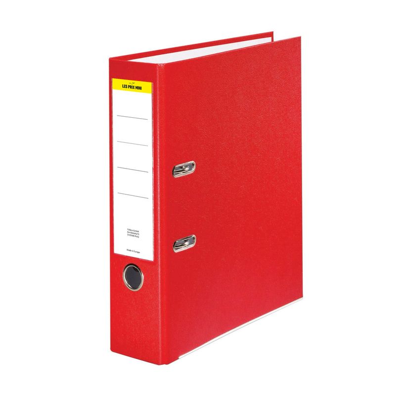 4014481244729-Les Prix Mini - Classeur à levier - Dos 75 mm - A4 - pour 715 feuilles - rouge-P_405149603_1-0