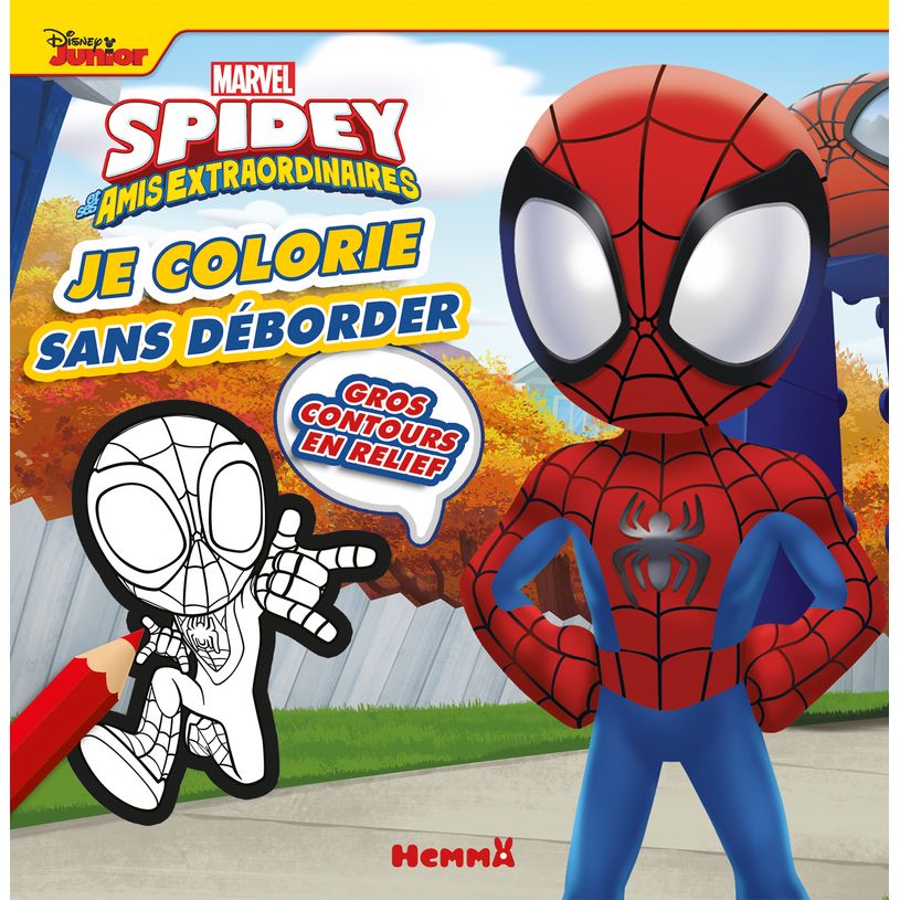 9782508052149-Marvel Spidey et ses Amis Extraordinaires - Je colorie sans déborder-P_405153153_1-0