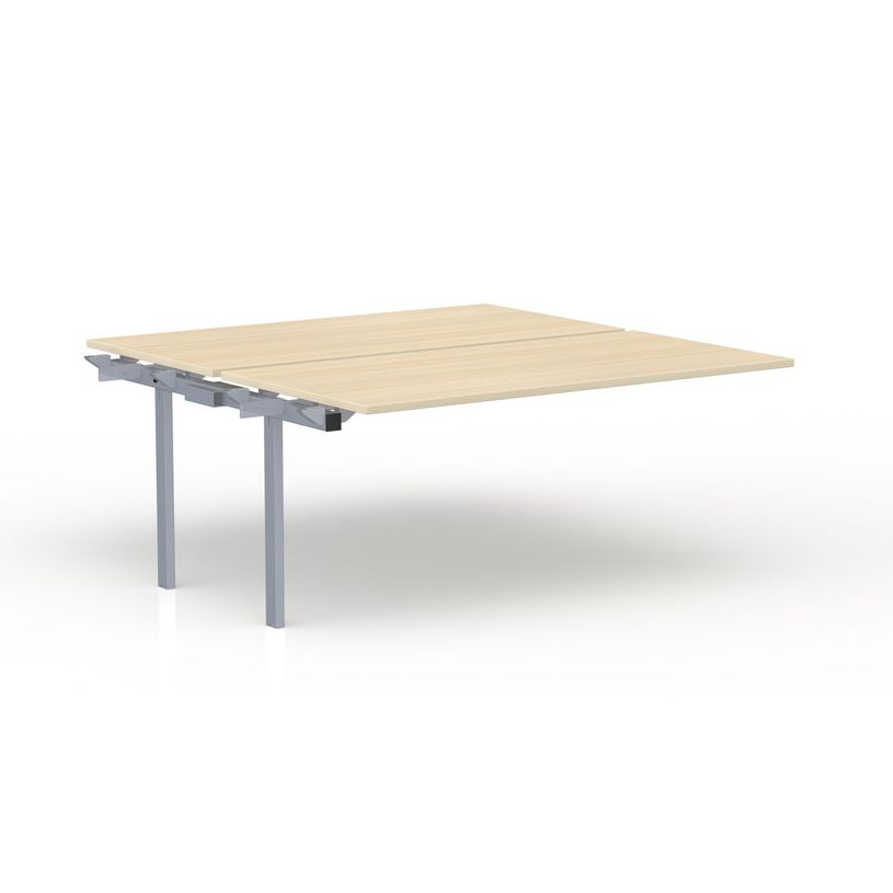 3617350005202-Bureau Bench CONECT - plan suivant - L140 x P165 cm - plateau imitation chêne clair - pie-P_405153722_1-0
