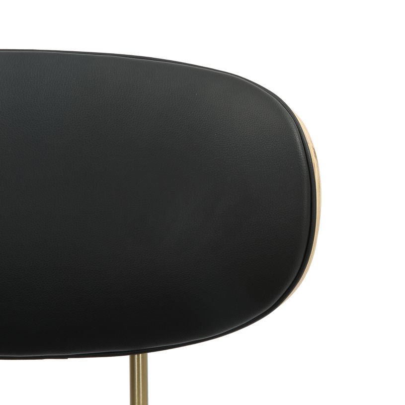 3397704837283-Chaise Visiteur THESEE - 4 pieds - bois multiplis imitation chêne clair et polyuréthane -P_405154173_6-5