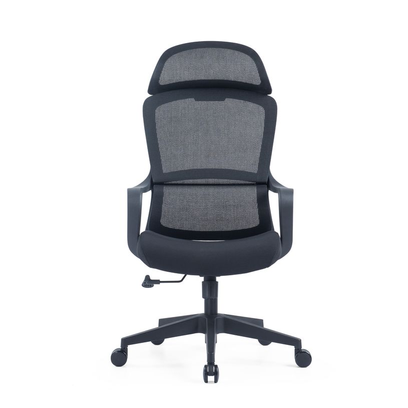 3700339993284-Fauteuil de bureau Richard - accoudoirs fixes - noir-P_405155861_2-1