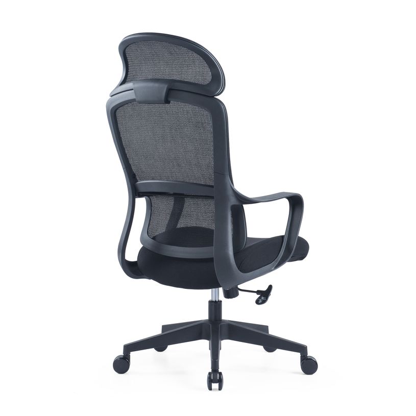 3700339993284-Fauteuil de bureau Richard - accoudoirs fixes - noir-P_405155861_4-3