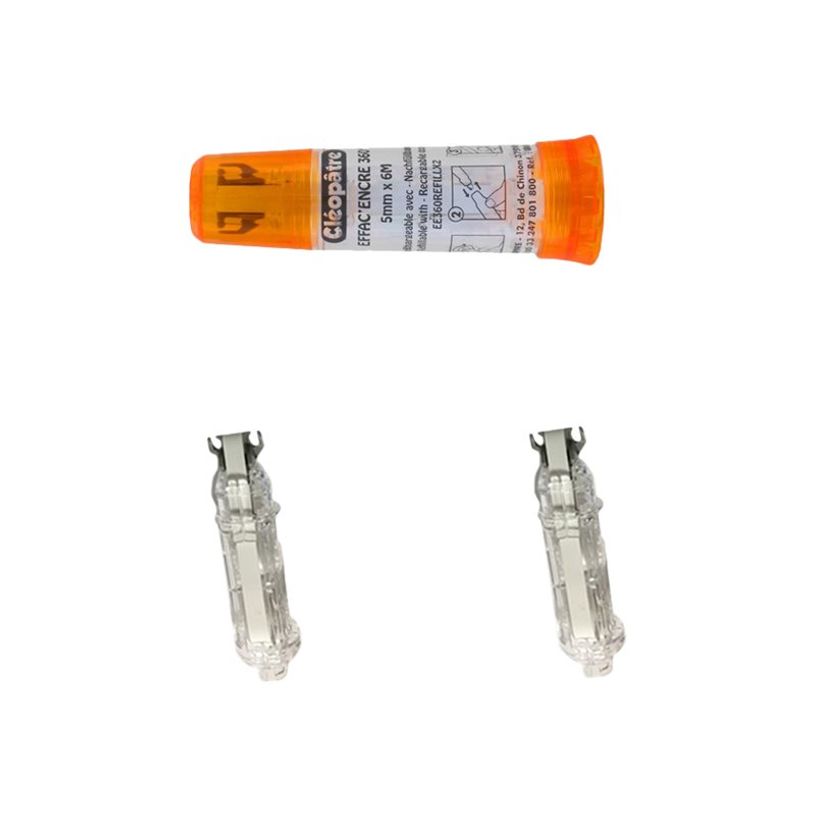 3134725013926-Cléopâtre Effac'encre - Rouleau correcteur blanc-P_405155991_2-1