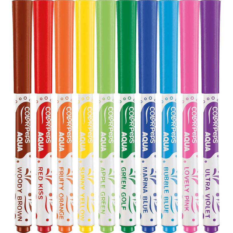 3154148443001-Maped Color'Peps - 10 Feutres aquarellables + 1 pinceau à réserve-P_405157958_2-1