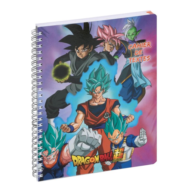 3660942084277-Cahier de textes à spirale Dragon Ball S - 17 x 22 cm - rose - Exacompta-P_405161271_1-0