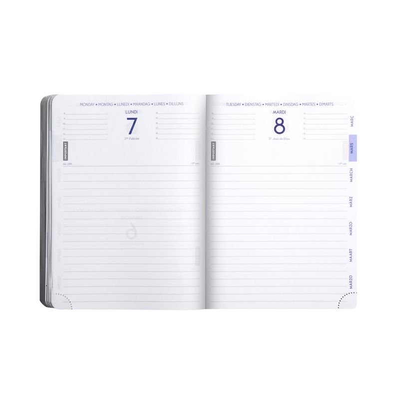 3660942083935-Agenda Animaux - 1 jour par page - 12 x 17 cm - tigre - Exacompta-P_405161340_2-1