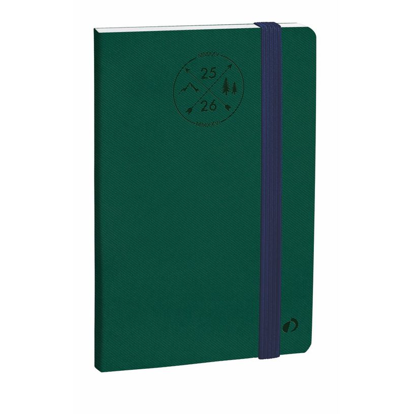3371010512287-Agenda à élastique Everest Président 16 mois - 1 semaine sur 2 pages - 21 x 27 cm - ver-P_405161570_1-0