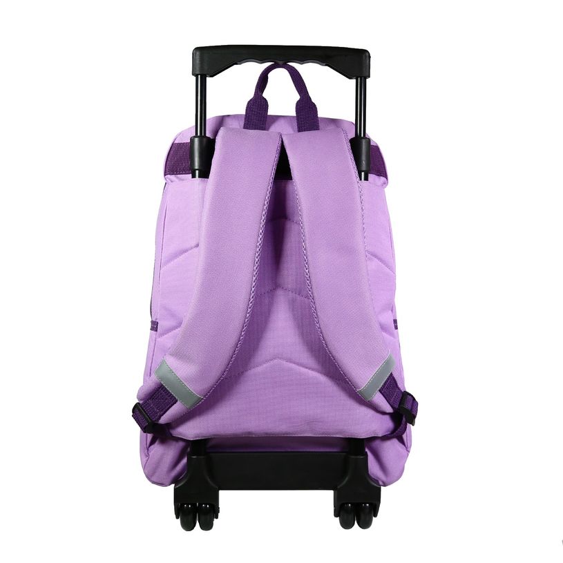 3666311022758-Sac à dos à roulettes La Reine des Neiges - 2 compartiments - violet - Bagtrotter-P_405164032_3-2