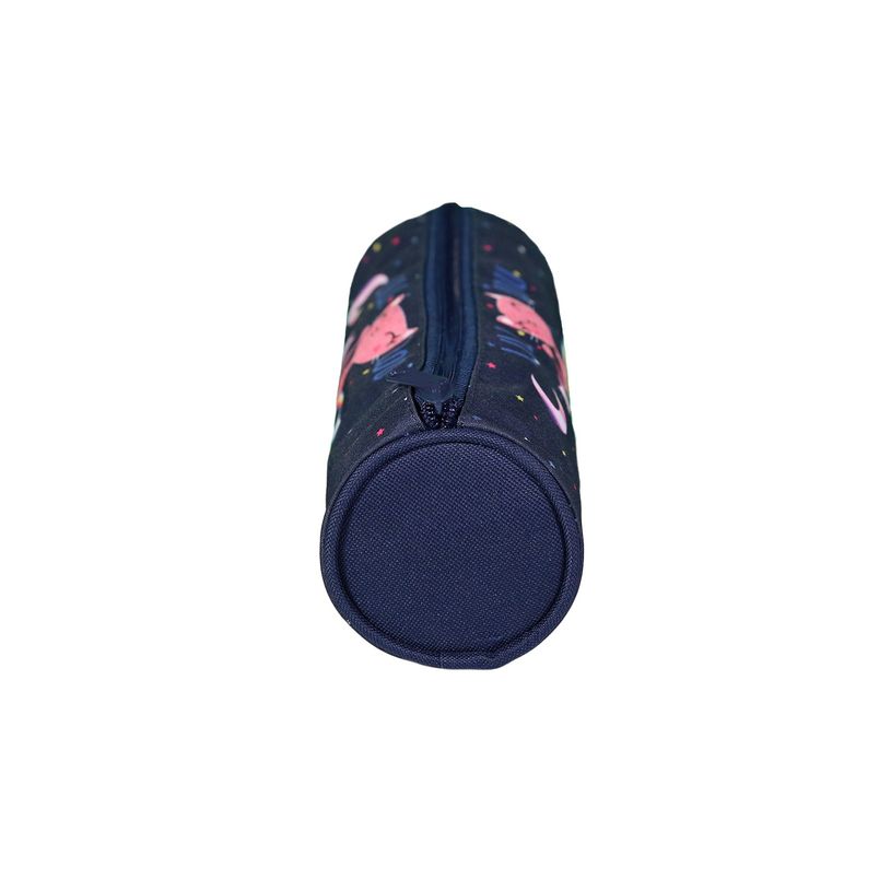 3666311021515-Trousse ronde Lili Lou - 1 compartiment - bleu - Bagtrotter-P_405164136_2-1