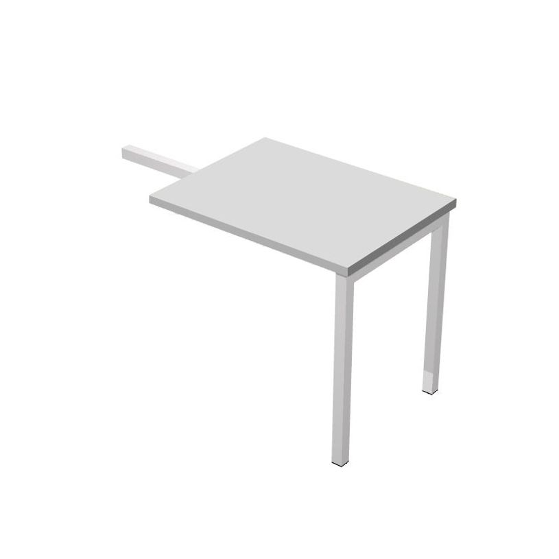 7331920001918-Retour direct pour Bureau Trend pieds métal arche - L80 - plateau gris-P_405165748_1-0