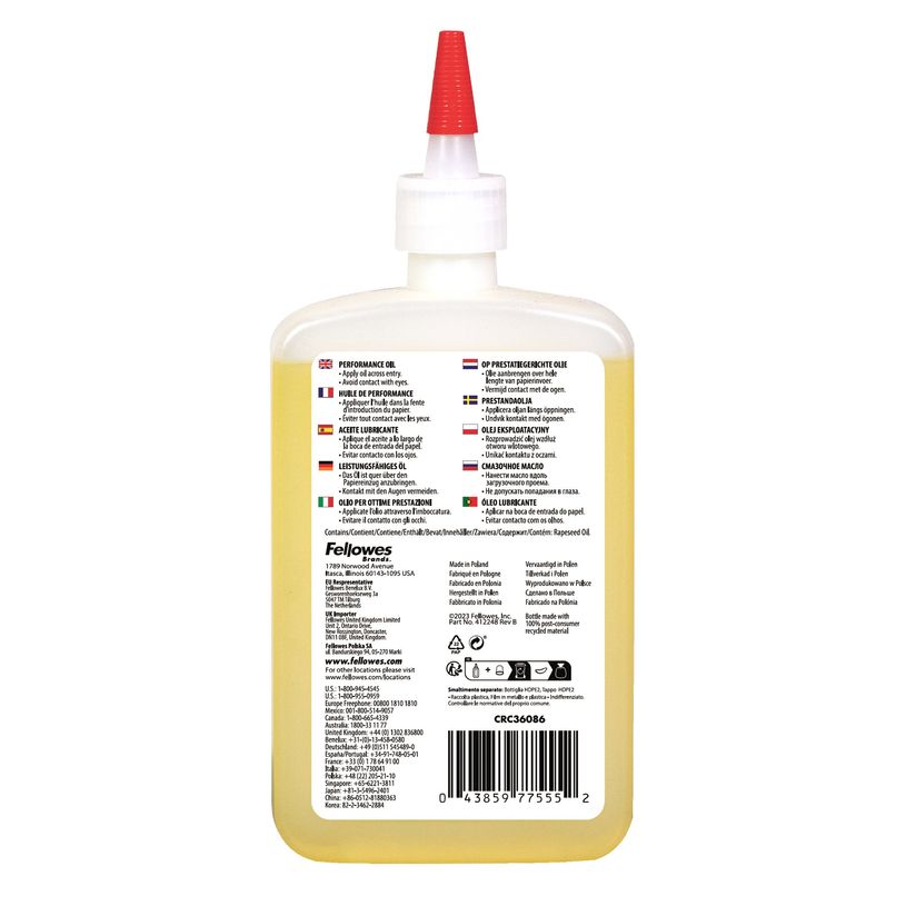 0043859775552-Fellowes - Huile lubrifiante pour destructeurs - 355 ml-P_405165938_4-3