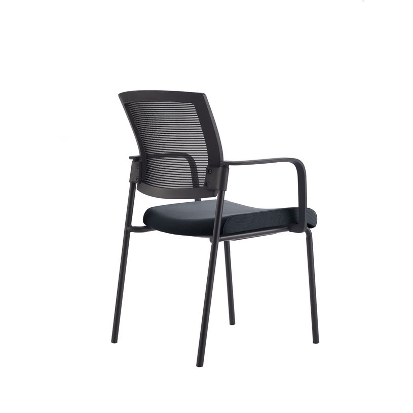 3760185027601-Chaise SYNERGY - accoudoirs en option - noir-P_405181447_4-3