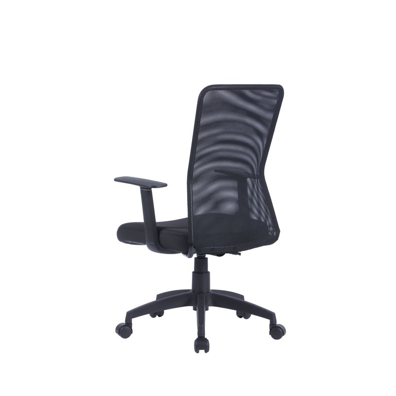 0404051839938-Fauteuil de bureau SENAS - accoudoirs fixes - noir-P_405183993_5-4