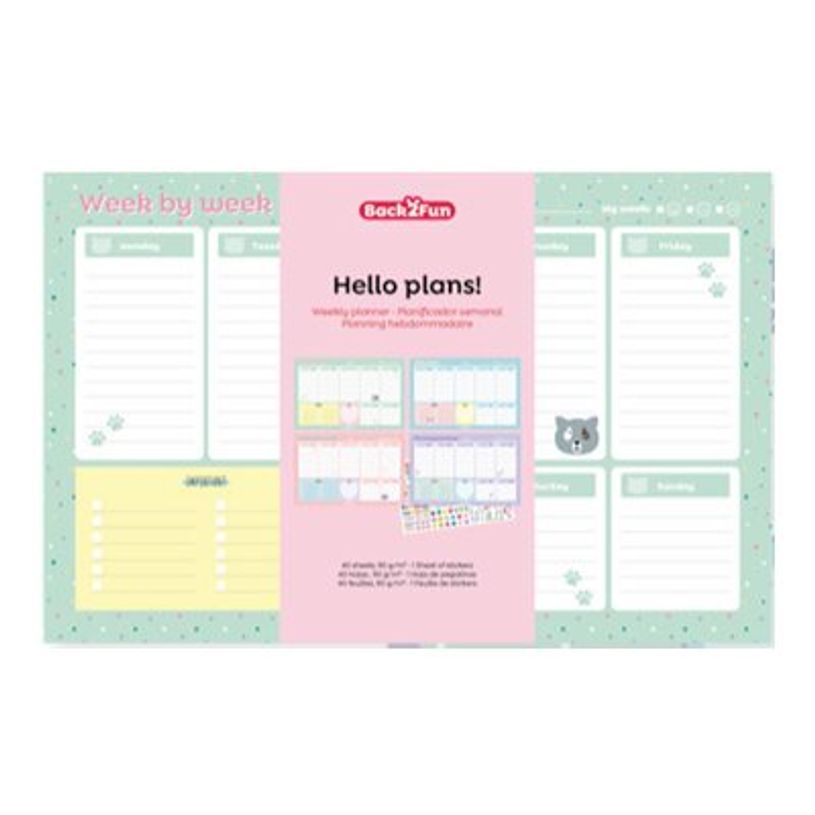 8422593287033-Miquelrius Back2Fun - Planificateur hebdomadaire - A4 Plus (340 x 220 mm) - 40 feuilles-P_405184873_4-0