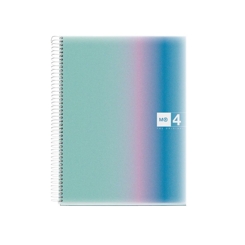 8422593040829-Notebook Aurora, A4, quadrillage 5x5 mm, 120 feuilles de 4 couleurs, Miquelrius, Santorini-P_405185742_1-0