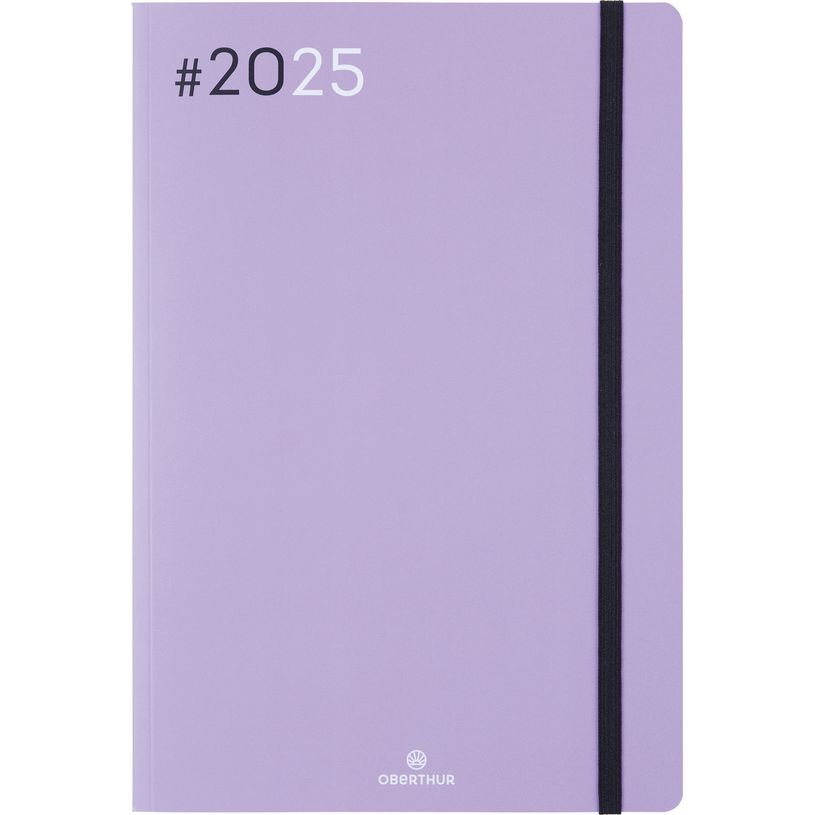 3664447205922-Agenda Flex - 1 semaine sur 2 pages - 17 x 24,5 cm - lilas - Oberthur-P_405187960_1-0