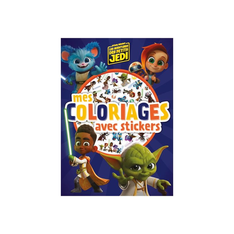 9782017235224-Mes Coloriages avec stickers - Star Wars Les Aventures des Petits Jedi - livre de coloriag-P_405188655_2-1