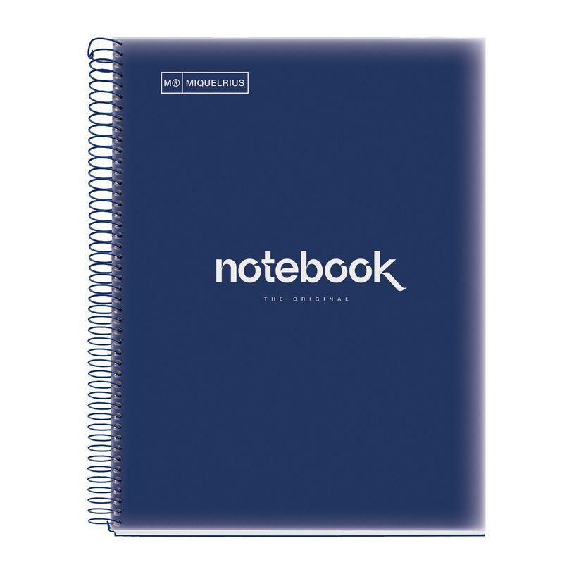 8422593485668-Notebook Emotions, couverture souple, A4 lignes horizontales 7 mm, 120 feuilles de 5 couleurs, Miquelri--0