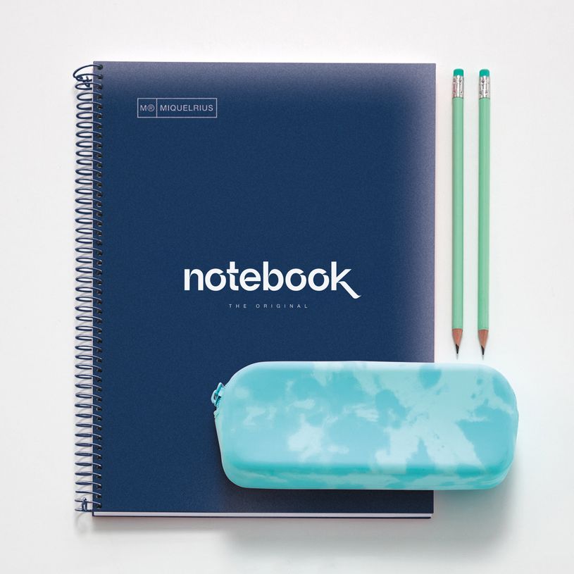 8422593485668-Notebook Emotions, couverture souple, A4 lignes horizontales 7 mm, 120 feuilles de 5 couleurs, Miquelri--2