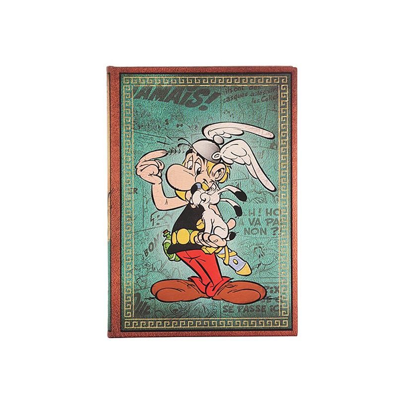 9781439796993-Paperblanks The Adventures of Asterix - Journal - relié - midi - 120 x 180 mm - 72 feuilles / 144 pages - ligné - Asterix - ble-P_405189194_2-0