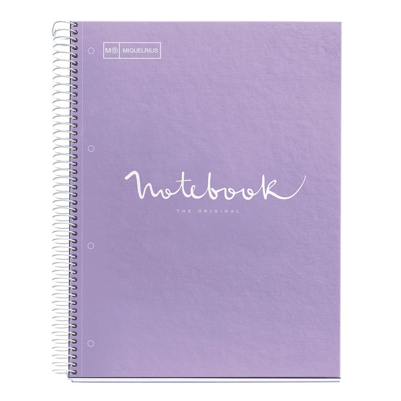 8422593021439-Notebook Emotions, couverture souple, A4 séyès, 80 feuilles de 1 couleur, Miquelrius, Li-P_405189258_1-0