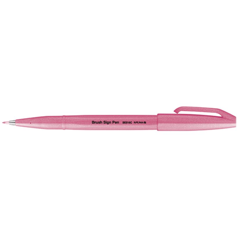 4902506419637-Pentel Arts Brush Sign Pen - Feutre - rouge fluo-P_405189421_1-0