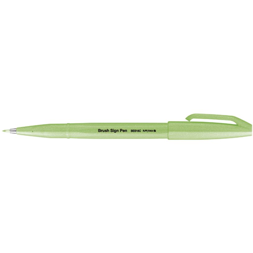 4902506419668-Pentel Arts Brush Sign Pen - Feutre - vert fluo-P_405189424_1-0