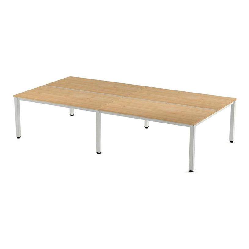 8427951224101-Rocada Executive - Table - rectangulaire - chêne - blanc base-P_405224731_1-0
