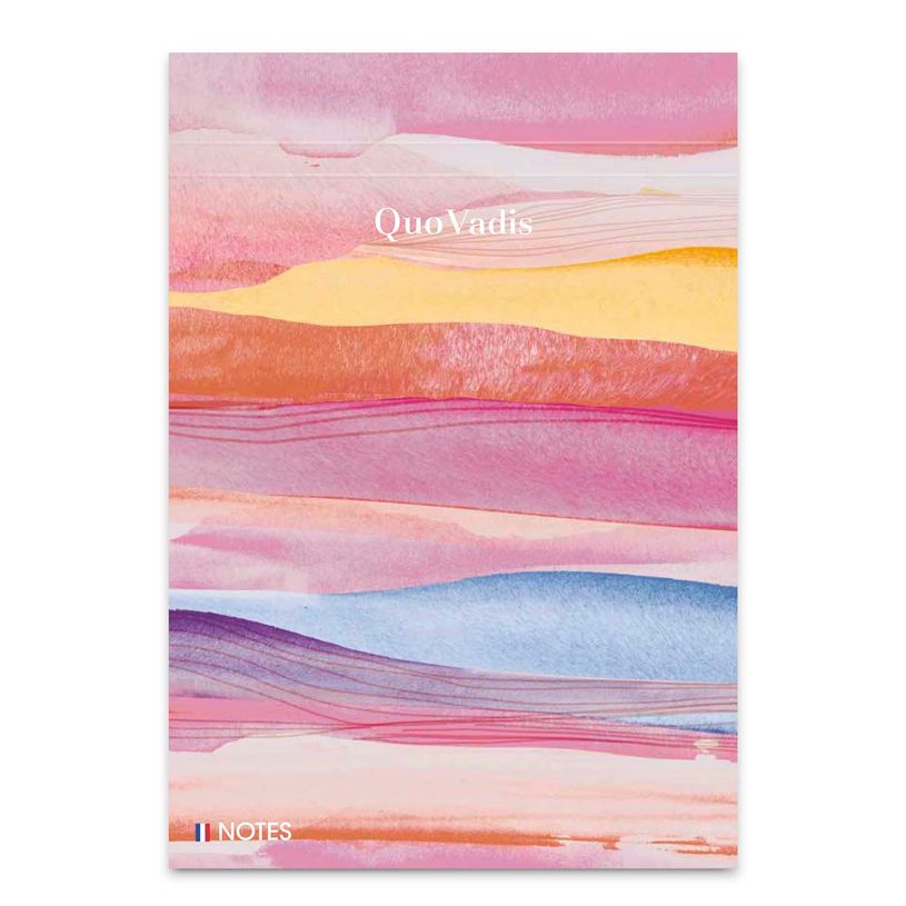 3371010531783-BLOC NOTES RABAT A5 - 80 PAGES Iconique - Fragments/Strate - 15x21 cm - Quo Vadis--1