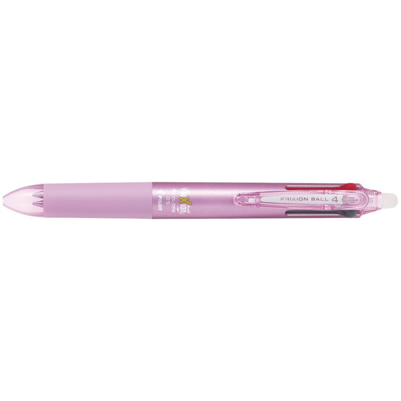 4902505532870-Frixion Ball 4 Couleurs - Roller encre gel effaçable - corps rose - pointe fine-P_405231054_3-0
