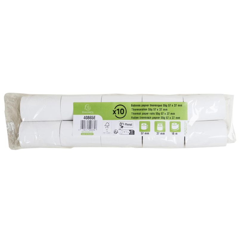3130631408658-Exacompta - 10 Bobines Ticket Carte Bancaire 57x37mm - 18m - Thermique 55g/m² Sans Phéno-P_405240190_4-3