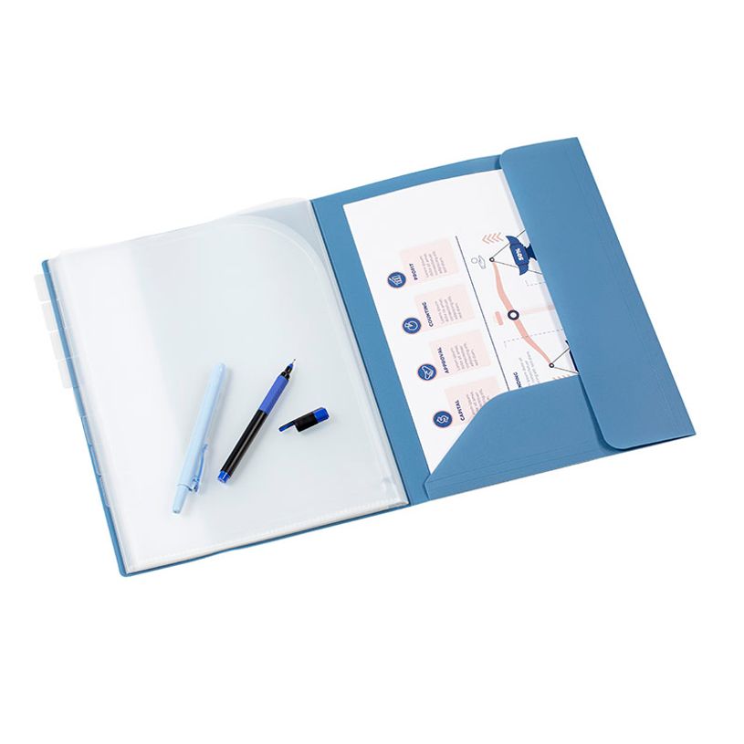3135259954150-Viquel BUSINESS Class' - Classeur - 9 compartiments - 8 positions - pour A4 (210 x 297 mm) - disponible en di--9