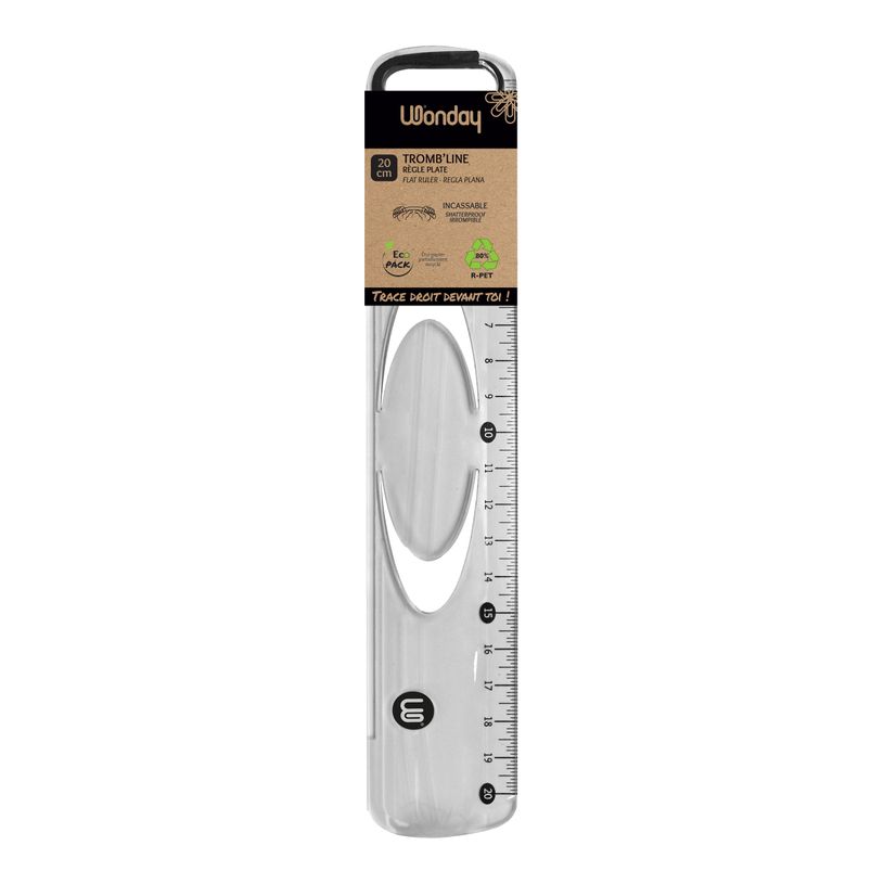 3701254722157-Wonday Tromb'line - Règle - 20 cm - RPET plastic-P_405241134_1-0