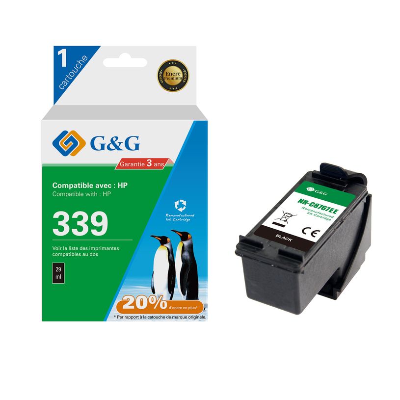 6937173408040-Cartouche compatible HP 339 - noir - G&G-P_405243071_1-0
