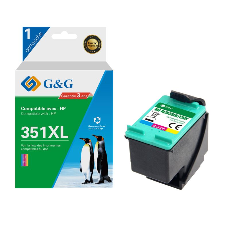 6937173408095-Cartouche compatible HP 351 - cyan, magenta,jaune - G&G-P_405243076_1-0