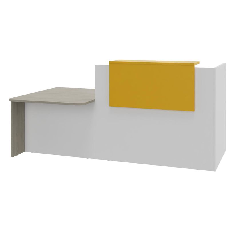 0404052435887-Banque d'accueil OLA - Ensemble composé d'un module haut + un module PMR et d'une tablette jaune curry - L222,5 c-P_405243588_1-0