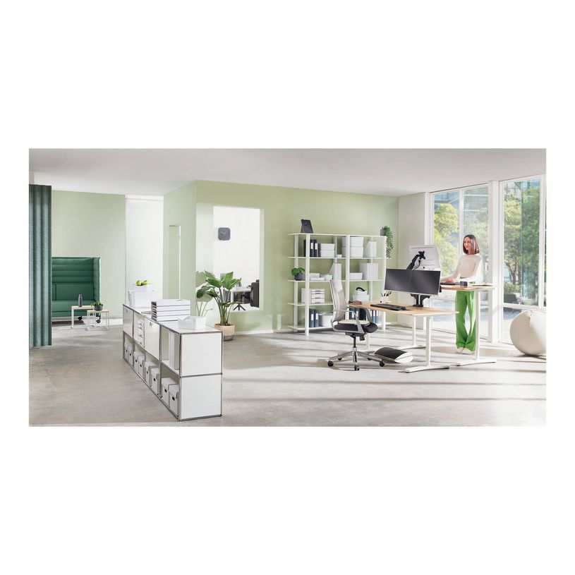 4002432134748-Leitz Ergo Active - Chaise à billes - ergonomique - housse en tissu - gris-P_405245723_9-13