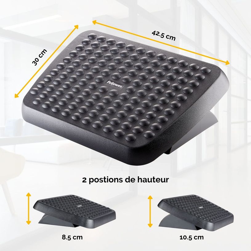 0400048121703-Fellowes - Repose-pieds réglable en hauteur - surface massante-P_4812170_2-1