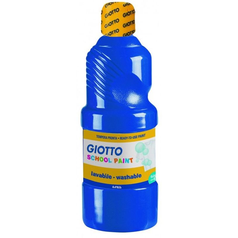 8000825535536-GIOTTO SCHOOL - Peinture - peinture à tempera - bleu ultramarin - extra-fine - 500 ml-P_504248_1-0