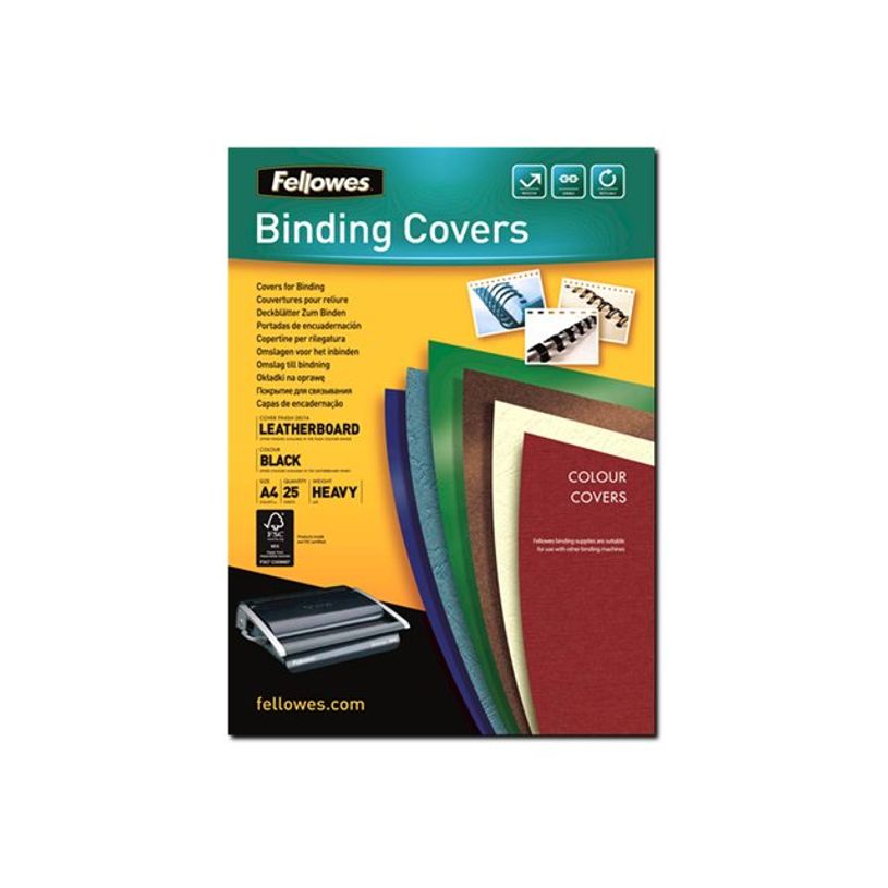 0043859539642-Fellowes - 25 couverture à reliure A4 (21 x 29,7 cm) - 250 g/m² - Noir-P_5373801_1-0