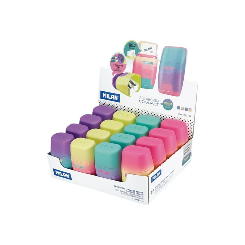 8411574080046,8411574087014,8841157408132-MILAN COMPACT Sunset - gomme avec taille-crayon - disponible en d-P_619087_5-0