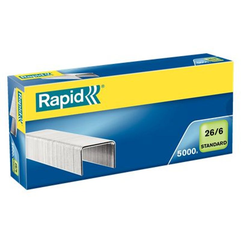 7313468618001-Rapid - Boîte de 5000 Agrafes 26/6 - jusqu'à 20 feuilles - acier galvanisé-P_732606_1-0