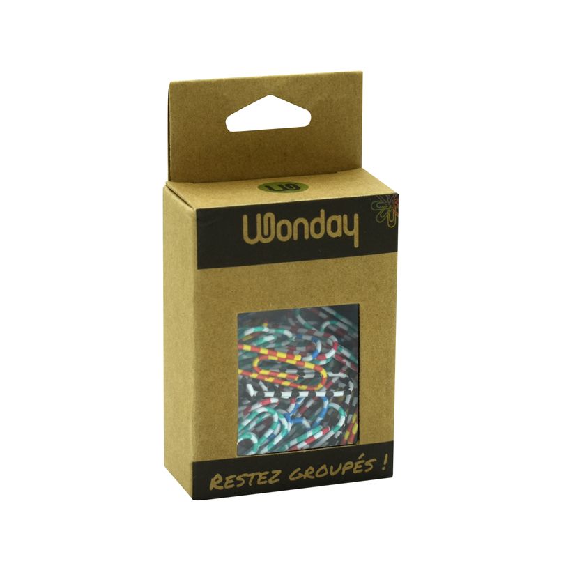 3457707513116-Wonday - 80 Trombones attaches-lettres - 25 mm - couleurs fantaisie assorties-P_751311_1-0