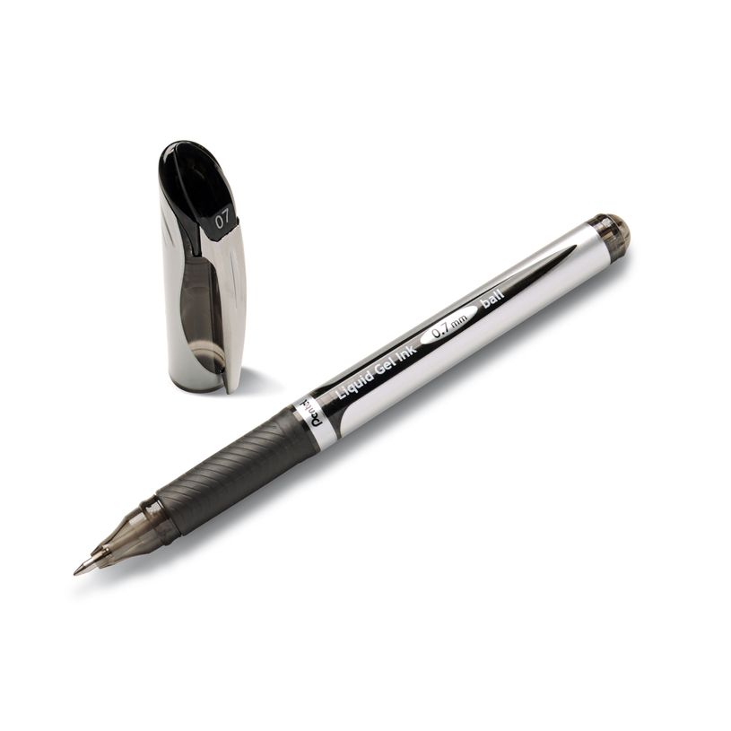 0072512197585-Pentel Energel - Roller capuchon - 0,7 mm - noir-P_77032129_4-0