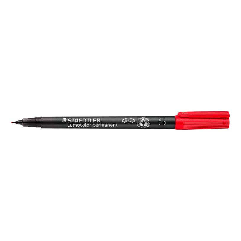 4007817308646-STAEDTLER LUMOCOLOR 313 - Marqueur permanent - pointe super fine - rouge-P_79000706_2-1