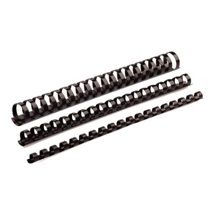 0400791407154-Fellowes - 100 anneaux de reliure en plastique - 8 mm - jusqu'à 40 feuilles - noir-P_79140715_1-0