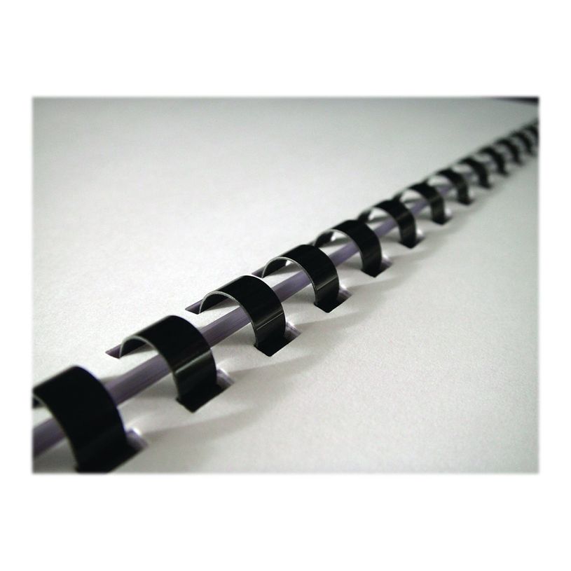 0400791407154-Fellowes - 100 anneaux de reliure en plastique - 8 mm - jusqu'à 40 feuilles - noir-P_79140715_4-3