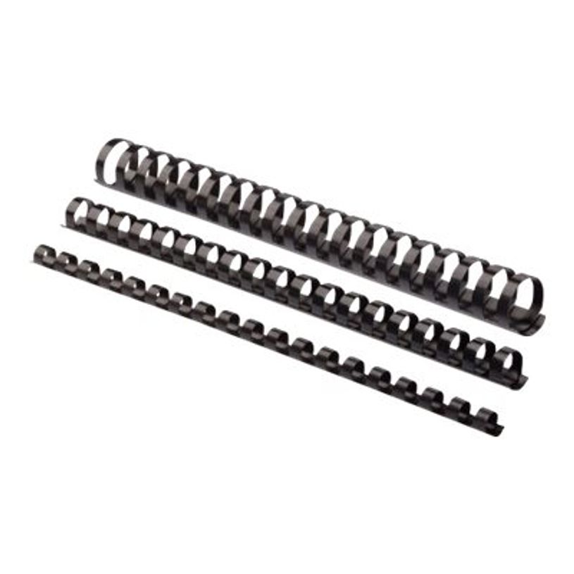 0400791407239-Fellowes - 100 anneaux de reliure en plastique - 16 mm - jusqu'à 120 feuilles - noir-P_79140723_1-0